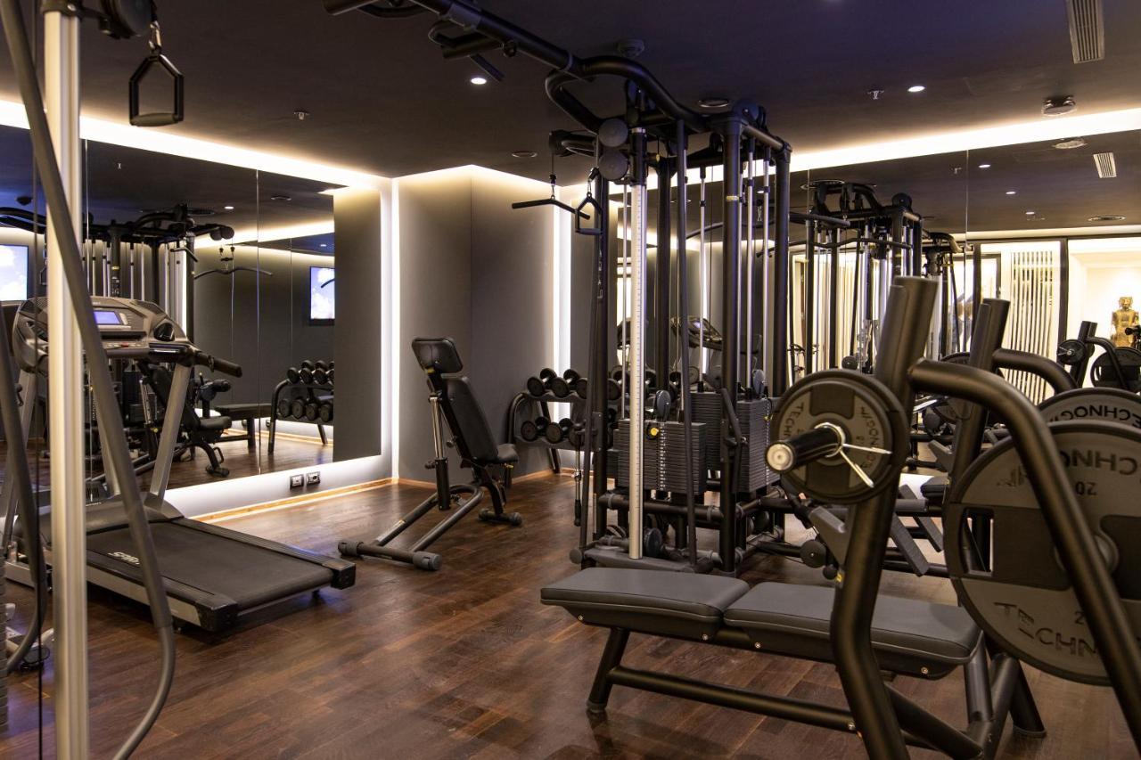 Xheko Imperial Luxury Hotel & Spa Tirana Eksteriør billede The gym at the hotel
